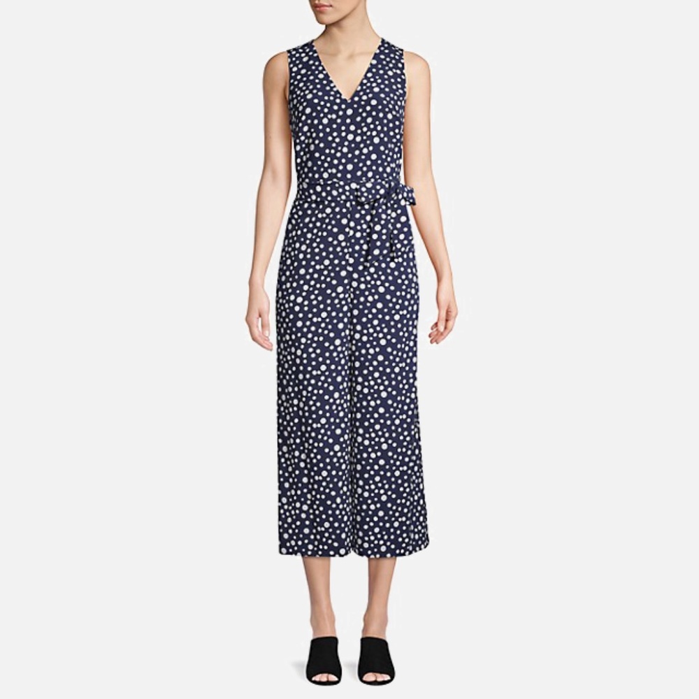 Karl Lagerfeld Paris | Polka Dot Wide-Leg Jumpsuit | NWT